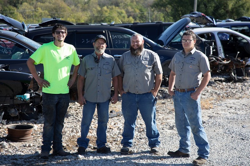 Salvage Yard Team at County Line Auto Parts